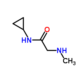 N-CYCLOPROPYL-2-(METHYLAMINO)ACETAMIDE Structure