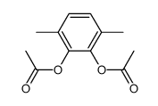 3,6-dimethyl-1,2-phenylene diacetate结构式