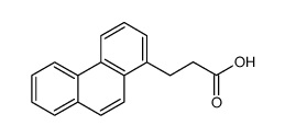 3-[1]phenanthryl-propionic acid Structure