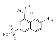 7-Amino-1,3-naphthalenedisulfonic acid structure