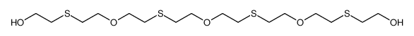 6,12,18-trioxa-3,9,15,21-tetrathia-tricosane-1,23-diol Structure