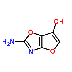 (9ci)-2-氨基-呋喃并[2,3-d]噁唑-6-醇结构式