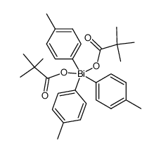 tris(para-tolyl)bismuth dipivalate Structure