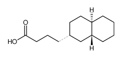 4-decalin-2-ylbutanoic acid structure