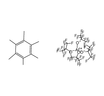 [(C6Me6)H][Al(OC(CF3)3)4] Structure