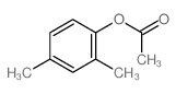 Phenol, 2,4-dimethyl-, acetate structure