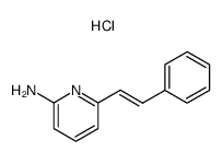 6-trans()-styryl-[2]pyridylamine, hydrochloride Structure