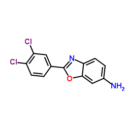 2-(3,4-Dichlorophenyl)-1,3-benzoxazol-6-amine结构式
