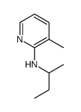 N-butan-2-yl-3-methylpyridin-2-amine结构式