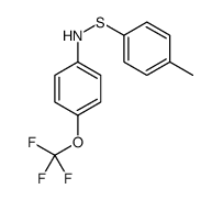 N-(4-methylphenyl)sulfanyl-4-(trifluoromethoxy)aniline Structure