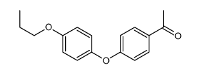 1-[4-(4-丙氧基苯氧基)-苯基]-乙酮结构式