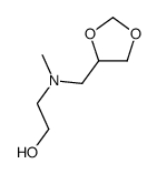 2-[1,3-dioxolan-4-ylmethyl(methyl)amino]ethanol结构式