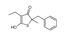 2-benzyl-4-ethyl-5-hydroxy-2-methylthiophen-3-one Structure