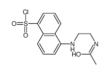 5-(2-acetamidoethylamino)naphthalene-1-sulfonyl chloride结构式