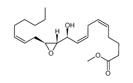 Methyl (10S,11R,12S)-10-hydroxy-11,12,-epoxyeicosa-5(Z),8(Z),14(Z)-trienoate Structure