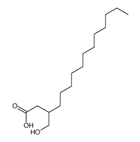 3-(hydroxymethyl)pentadecanoic acid结构式