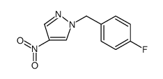 1-(4-FLUORO-BENZYL)-4-NITRO-1H-PYRAZOLE结构式