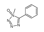 1-methyl-1-oxido-5-phenyltetrazol-1-ium Structure