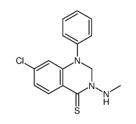 7-Chloro-3-methylamino-1-phenyl-2,3-dihydro-1H-quinazoline-4-thione Structure