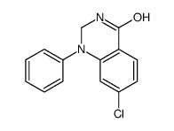 7-chloro-1-phenyl-2,3-dihydroquinazolin-4-one结构式