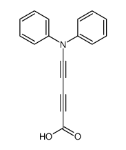 5-(N-phenylanilino)penta-2,4-diynoic acid结构式