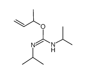 O-(3-buten-2-yl)-N,N'-diisopropyl isourea结构式