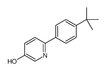 6-(4-tert-butylphenyl)pyridin-3-ol结构式