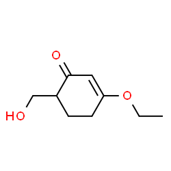 2-Cyclohexen-1-one,3-ethoxy-6-(hydroxymethyl)-(7CI)结构式