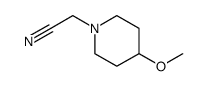 (4-methoxy-1-piperidinyl)acetonitrile Structure