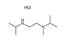 N,N'-Diisopropyl-N-methyl-ethane-1,2-diamine; hydrochloride Structure