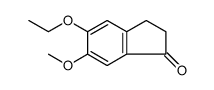 1H-Inden-1-one, 5-ethoxy-2,3-dihydro-6-methoxy结构式