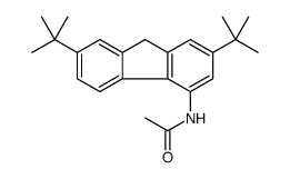Acetamide, N-[2,7-bis(1,1-dimethylethyl)-9H-fluoren-4-yl] Structure