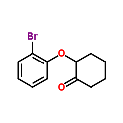 2-(2-Bromophenoxy)cyclohexanone结构式