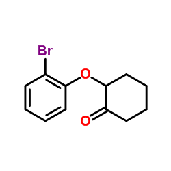 2-(2-Bromophenoxy)cyclohexanone Structure