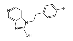 1-[2-(4-fluorophenyl)ethyl]-3H-imidazo[4,5-c]pyridin-2-one结构式