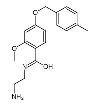 N-(2-aminoethyl)-2-methoxy-4-[(4-methylphenyl)methoxy]benzamide结构式