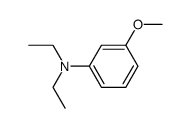 N,N-diethyl-m-anisidine structure