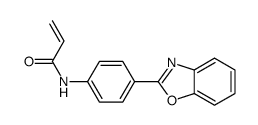 N-[4-(1,3-benzoxazol-2-yl)phenyl]prop-2-enamide结构式