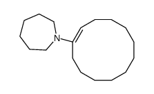 1-(cyclododecen-1-yl)azepane结构式