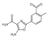 4-Oxazolecarboxamide, 5-amino-2-(4-methyl-3-nitrophenyl)结构式