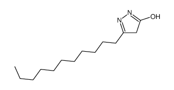 2,4-dihydro-5-undecyl-3H-pyrazol-3-one结构式