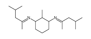 N,N'-bis(1,3-dimethylbutylidene)-2-methylcyclohexane-1,3-diamine Structure