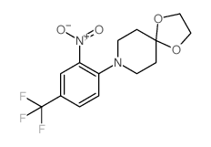 8-[2-Nitro-4-(trifluoromethyl)phenyl]-1,4-dioxa-8-azaspiro-[4,5]-decane Structure