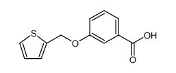 Benzoic acid, 3-(2-thienylmethoxy)结构式