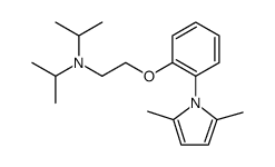 N-(2-(2-(2,5-DIMETHYL-1H-PYRROL-1-YL)PHENOXY)ETHYL)-N-ISOPROPYLPROPAN-2-AMINE structure