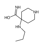 4-(propylamino)piperidine-4-carboxamide结构式