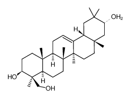 oleanene-(12)-triol-(3β,21ξ,24)结构式