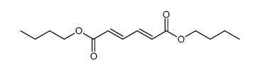 (2E,4E)-hexa-2,4-dienedioic acid dibutyl ester Structure