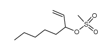 oct-1-en-3-yl methanesulfonate Structure