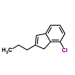 7-Chloro-2-propyl-1H-indene structure